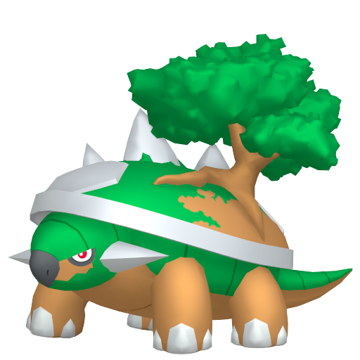 Torterra — duży render postaci w zwykłym ubarwieniu