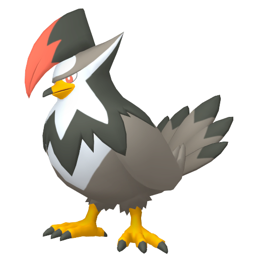Staraptor — duży render postaci w zwykłym ubarwieniu