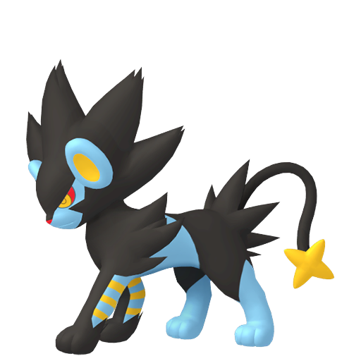 Luxray — duży render postaci w zwykłym ubarwieniu