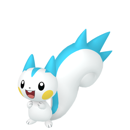 Pachirisu — duży render postaci w zwykłym ubarwieniu