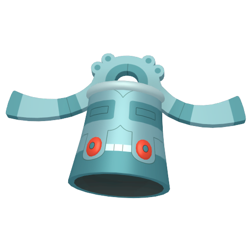Bronzong — duży render postaci w zwykłym ubarwieniu
