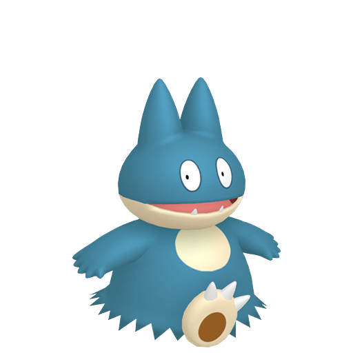 Munchlax — duży render postaci w zwykłym ubarwieniu