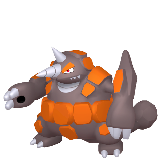 Rhyperior — duży render postaci w zwykłym ubarwieniu