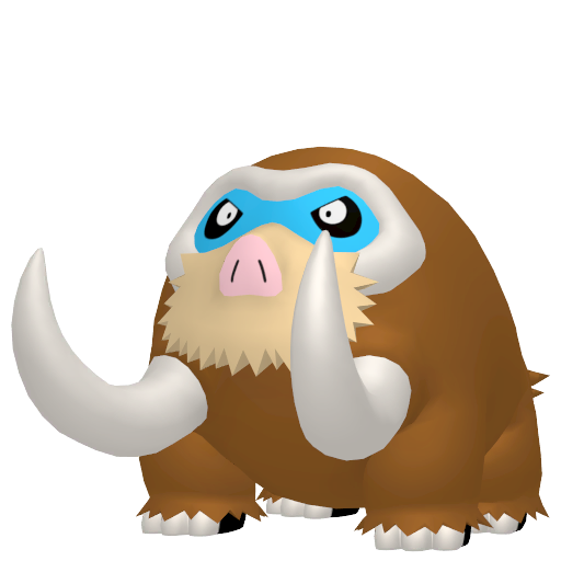 Mamoswine — duży render postaci w zwykłym ubarwieniu
