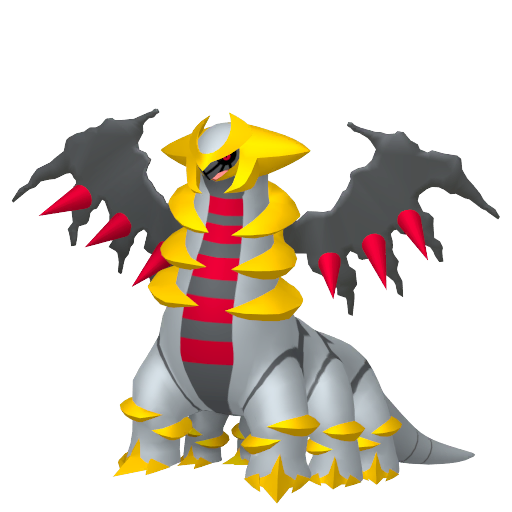 Giratina — duży render postaci w zwykłym ubarwieniu
