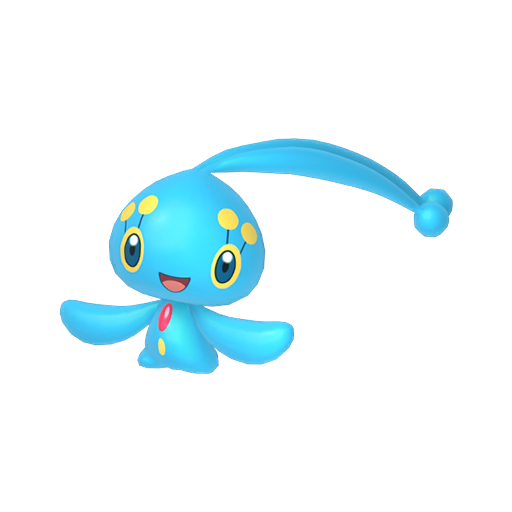 Manaphy — duży render postaci w zwykłym ubarwieniu