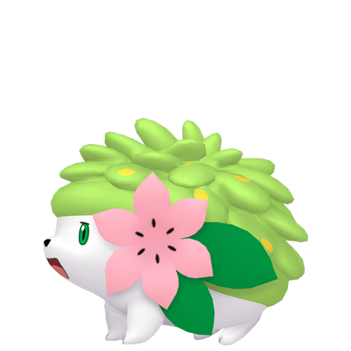 Shaymin — duży render postaci w zwykłym ubarwieniu