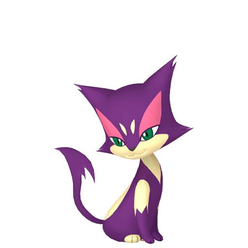 Purrloin — duży render postaci w zwykłym ubarwieniu