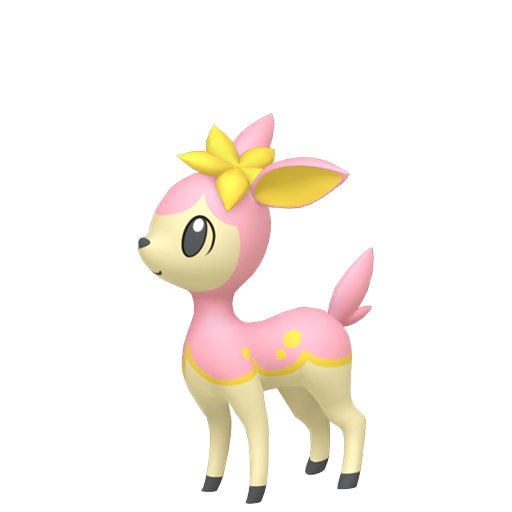 Deerling — duży render postaci w zwykłym ubarwieniu