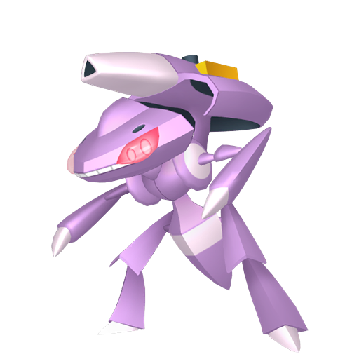 Genesect — duży render postaci w zwykłym ubarwieniu