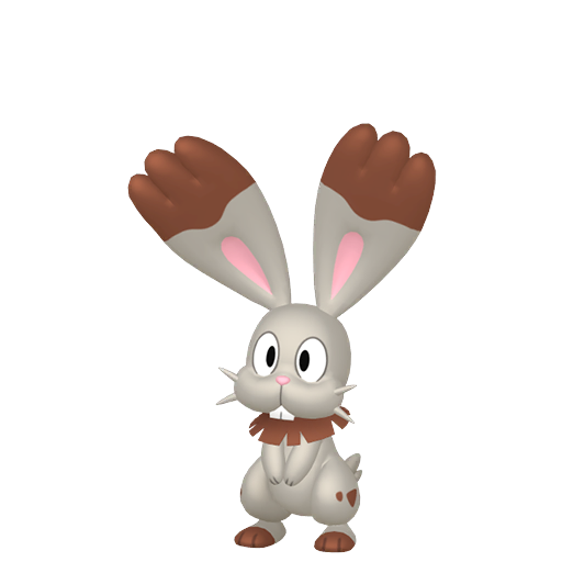 Bunnelby — duży render postaci w zwykłym ubarwieniu