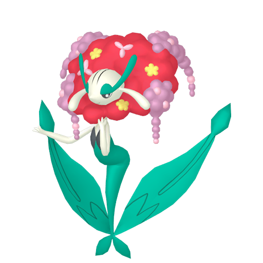 Florges — duży render postaci w zwykłym ubarwieniu