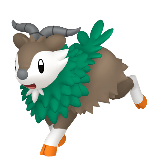Skiddo — duży render postaci w zwykłym ubarwieniu