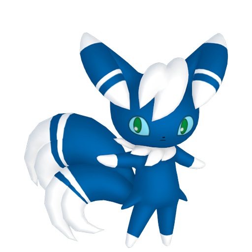Meowstic — duży render postaci w zwykłym ubarwieniu