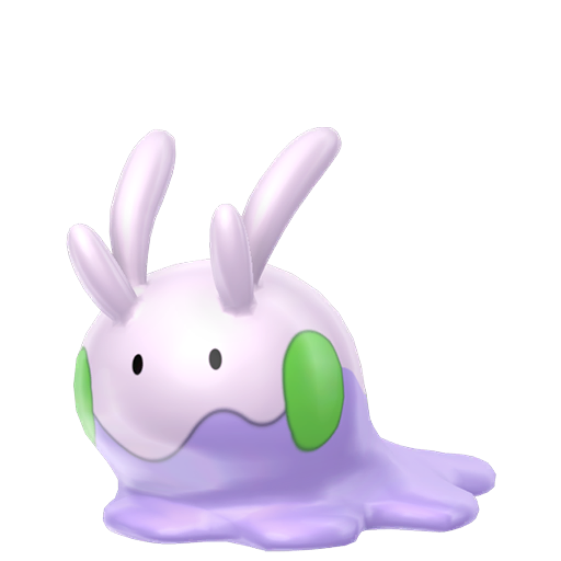 Goomy — duży render postaci w zwykłym ubarwieniu