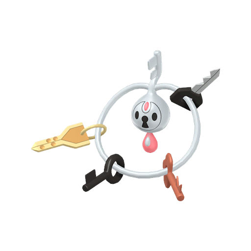 Klefki — duży render postaci w zwykłym ubarwieniu