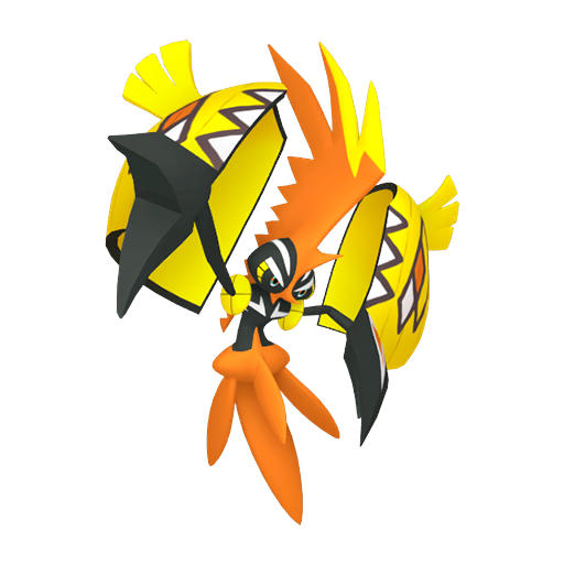 Tapu Koko — duży render postaci w zwykłym ubarwieniu