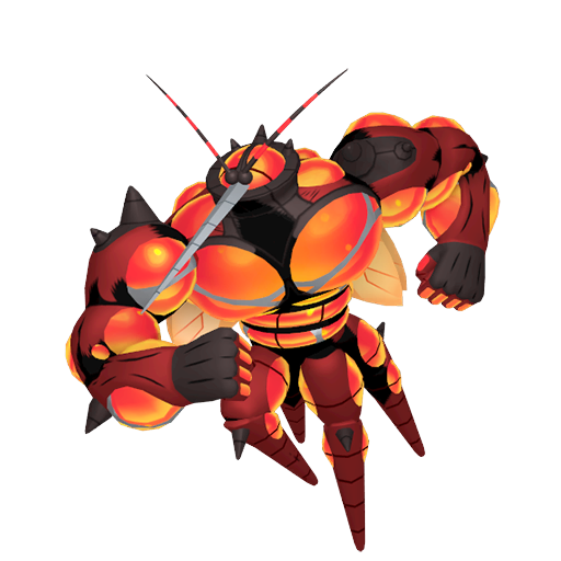 Buzzwole — duży render postaci w zwykłym ubarwieniu