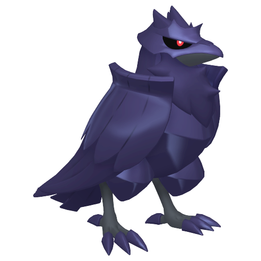 Corviknight — duży render postaci w zwykłym ubarwieniu