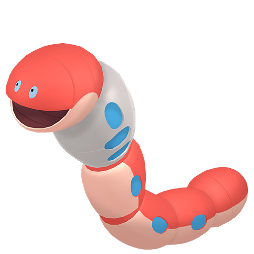 Orthworm — duży render postaci w zwykłym ubarwieniu