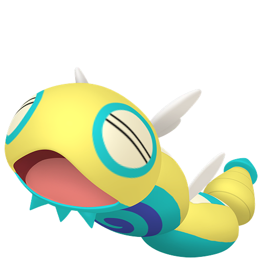 Dudunsparce — duży render postaci w zwykłym ubarwieniu
