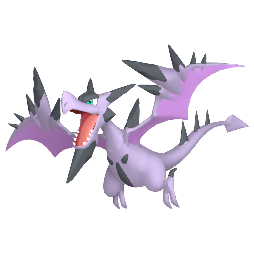 Aerodactyl (Mega) — duży render postaci w zwykłym ubarwieniu