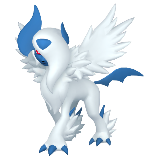 Absol (Mega) — duży render postaci w zwykłym ubarwieniu