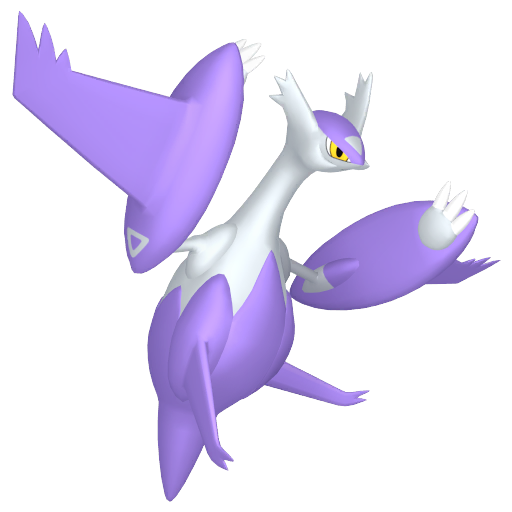 Latias (Mega) — duży render postaci w zwykłym ubarwieniu