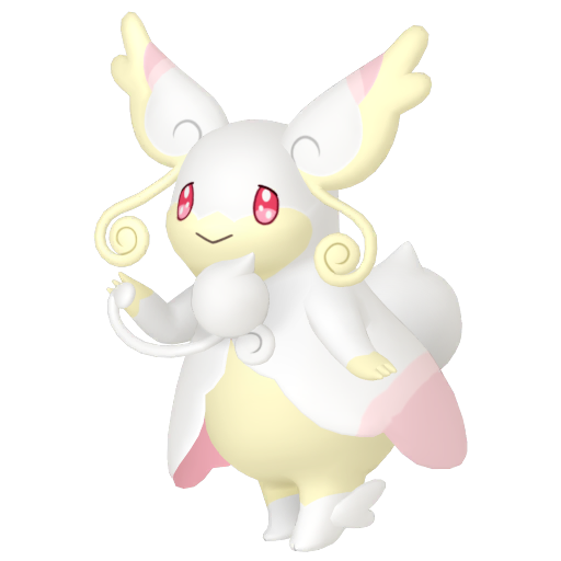 Audino (Mega) — duży render postaci w zwykłym ubarwieniu