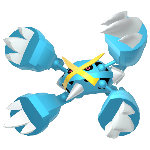 Metagross (Mega) — duży render postaci w zwykłym ubarwieniu