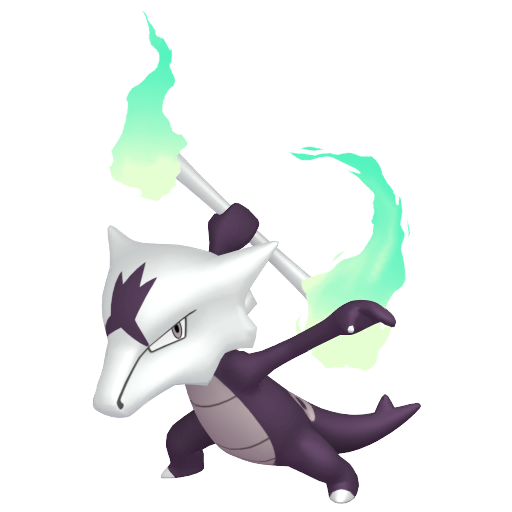 Marowak (z Aloli) — duży render postaci w zwykłym ubarwieniu
