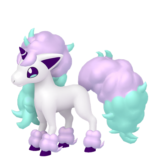 Ponyta (z Galaru) — duży render postaci w zwykłym ubarwieniu