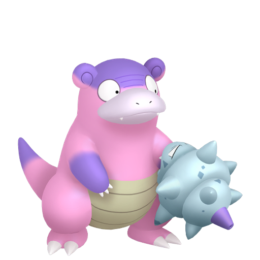 Slowbro (z Galaru) — duży render postaci w zwykłym ubarwieniu