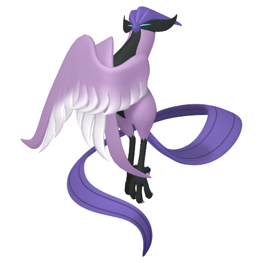 Articuno (z Galaru) — duży render postaci w zwykłym ubarwieniu