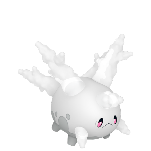 Corsola (z Galaru) — duży render postaci w zwykłym ubarwieniu