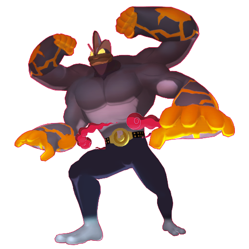 Machamp (Gigantamax) — duży render postaci w zwykłym ubarwieniu