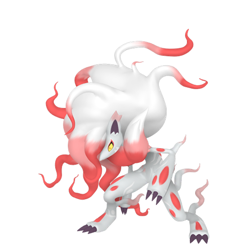 Zoroark (z Hisui) — duży render postaci w zwykłym ubarwieniu