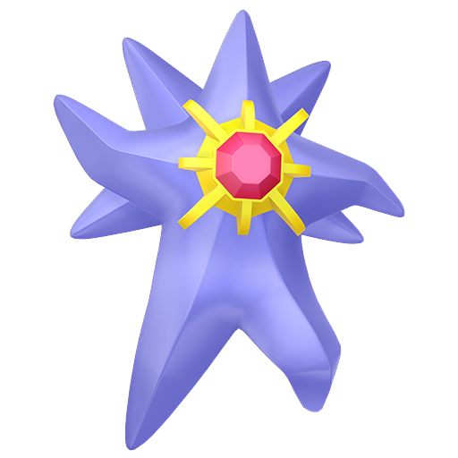 Starmie (Mega) — duży render postaci w zwykłym ubarwieniu