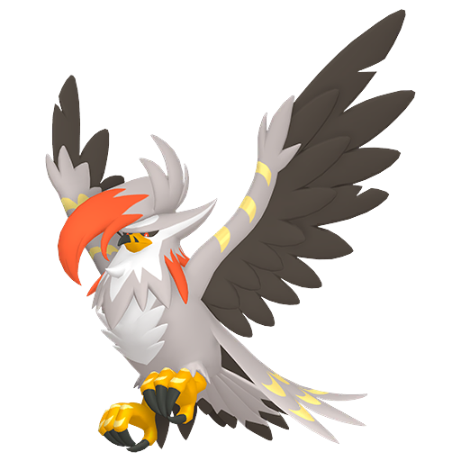 Staraptor (Mega) — duży render postaci w zwykłym ubarwieniu