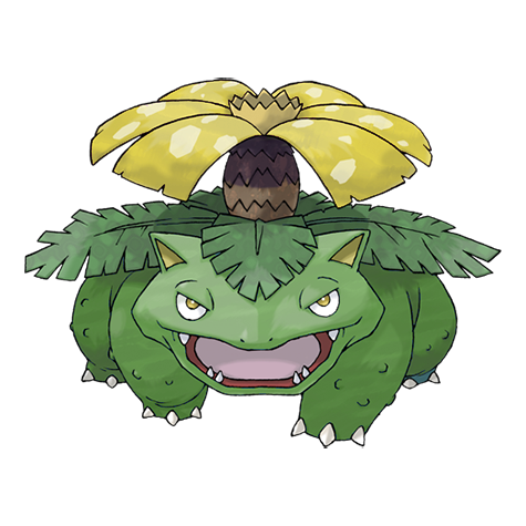 Venusaur w wariancie shiny