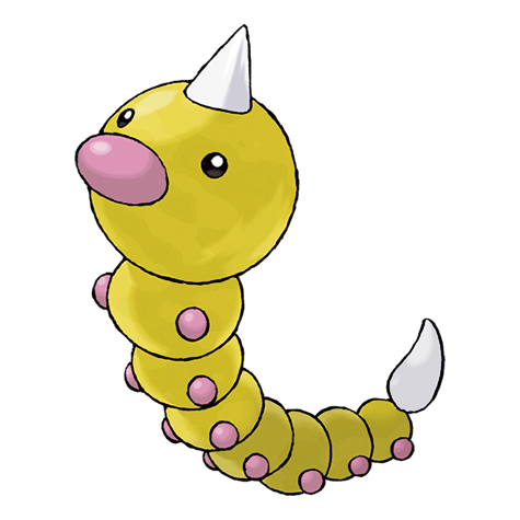 Weedle w wariancie shiny