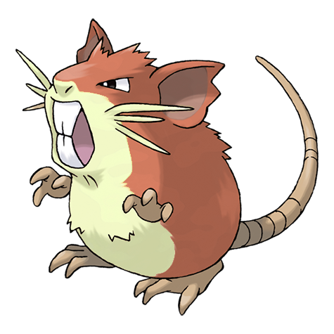 Raticate w wariancie shiny