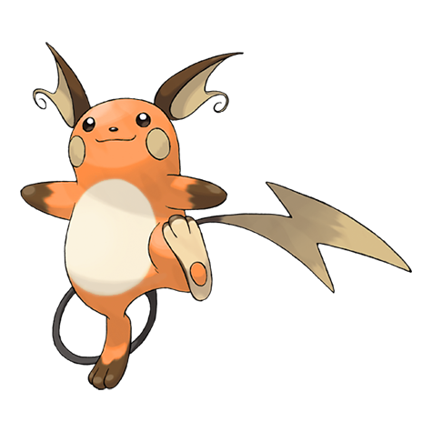 Raichu w wariancie shiny