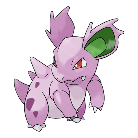 Nidorina w wariancie shiny