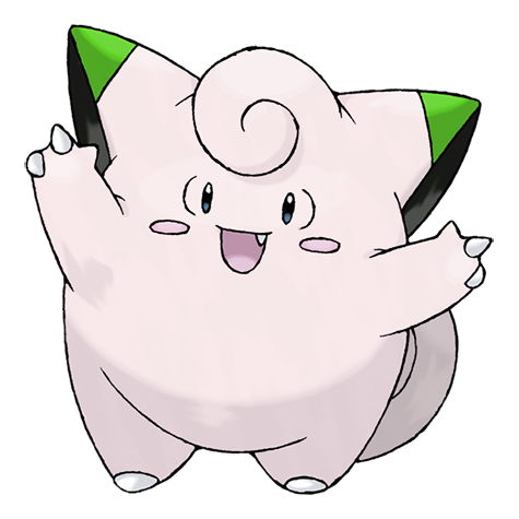 Clefairy w wariancie shiny