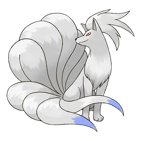 Ninetales w wariancie shiny
