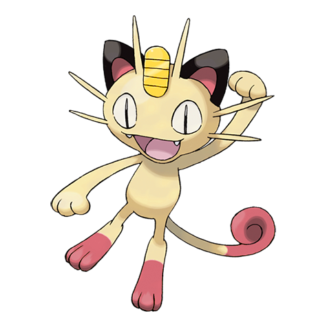 Meowth w wariancie shiny
