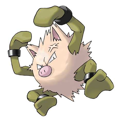 Primeape w wariancie shiny