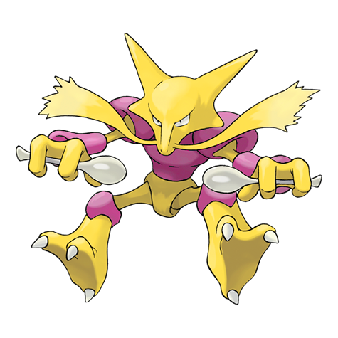 Alakazam w wariancie shiny