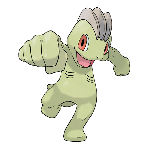 Machop w wariancie shiny